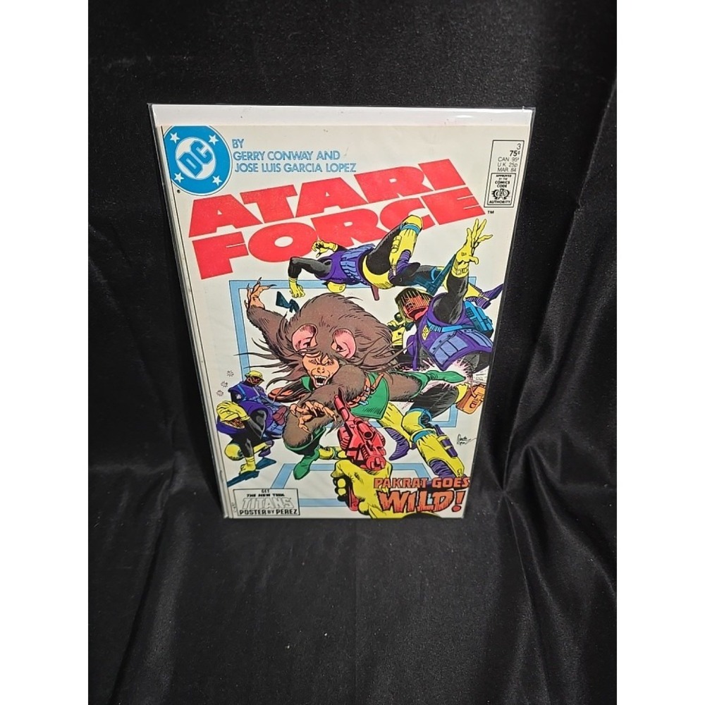 Atari Force 3 DC Comics 1984 Jose Luis Garcia-Lopez Pakrat Goes Wild Comic
